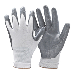 Guantes de trabajo de seguridad recubiertos de nitrilo N1552