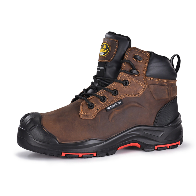 Botas de seguridad impermeables para petróleo y gas | Puntera de composite sin metal M-8552