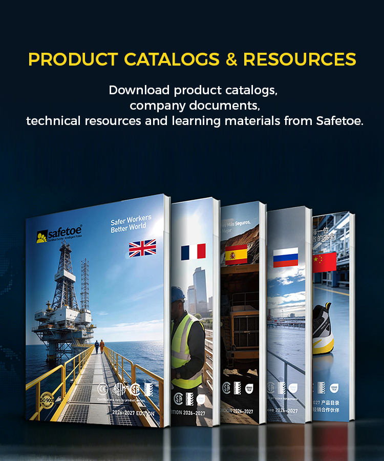 Catálogos Safetoe de calzado de seguridad y equipos de protección personal
