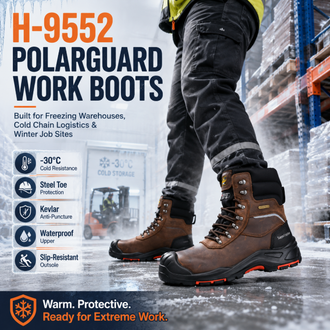 H-9552 Botas de trabajo PolarGuard: máxima protección en frío extremo