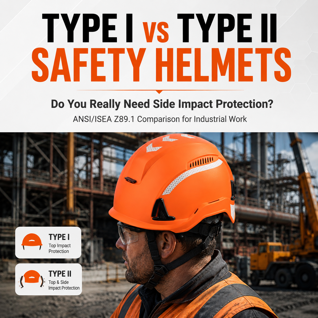 Cascos Tipo I vs Tipo II: Diferencias en Protección contra Impactos