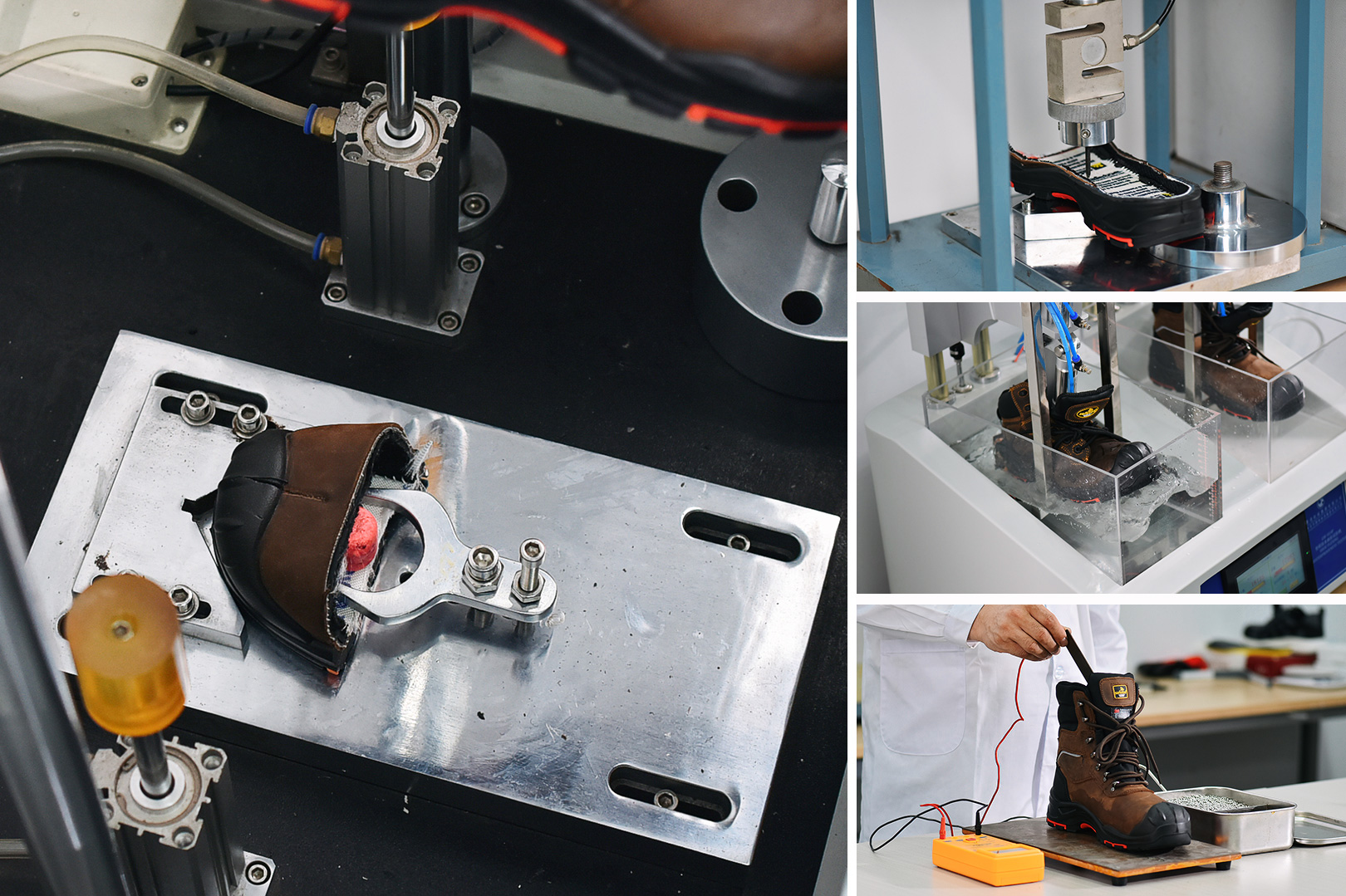 Safetoe laboratorio de pruebas de calzado de seguridad para verificación del desempeño del producto