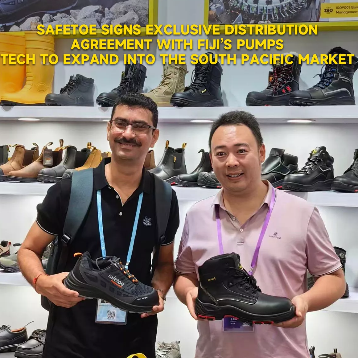 SAFETOE firma un acuerdo de distribución exclusivo con Pumps Tech (Fiji) en la Feria de Cantón de Otoño de 2025