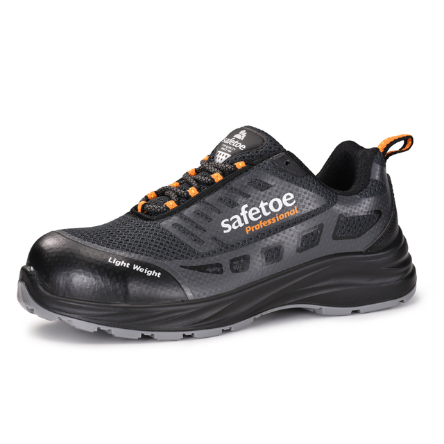 Zapatillas de seguridad ligeras y transpirables con puntera compuesta y protección de Kevlar | L-7571