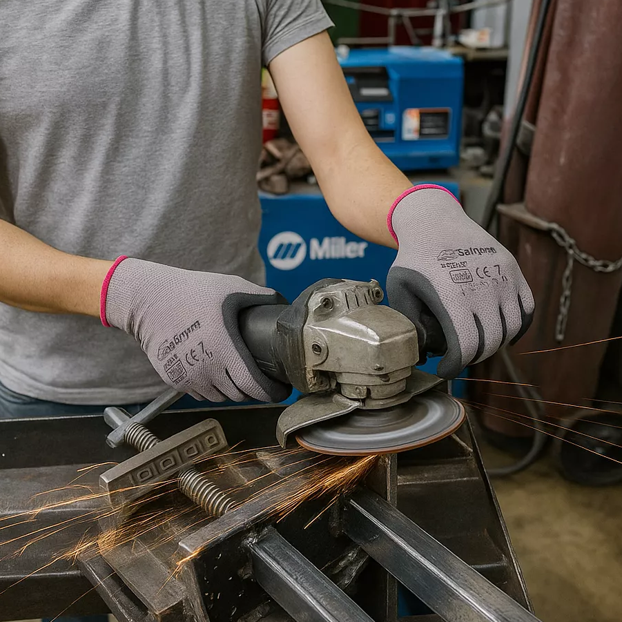 Guantes para pantalla táctil resistentes a la abrasión y recubiertos de nitrilo N1552: una mejora de protección moderna para la fuerza laboral actual